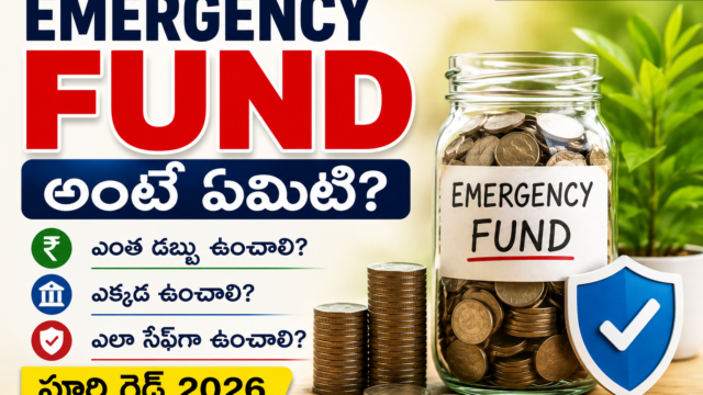 ఈ ఒక్క పొరపాటు వల్లే చాలామంది అప్పుల పాలవుతున్నారు! Emergency Fund గురించి ప్రతి కుటుంబం తెలుసుకోవాలి