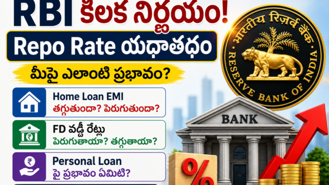 RBI Repo Rate యథాతథం.. Home Loan EMI తగ్గుతుందా? FD వడ్డీ, Personal Loanపై తాజా ప్రభావం ఏమిటి?