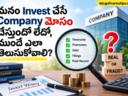 మనం Invest చేసే Company మోసం చేస్తుందో లేదో, ముందే ఎలా తెలుసుకోవాలి?